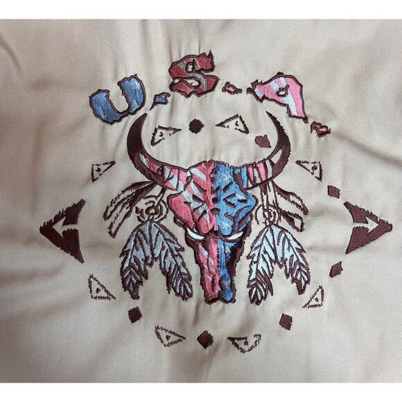 Scully‎ Western Cowboy Embroidered Shirt USA Country Rodeo Top - Picture 4 of 14